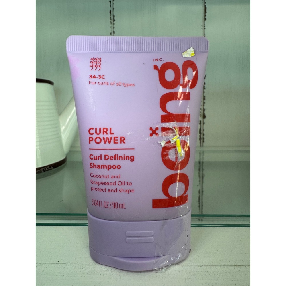 Being Inc Curl Power Curl Defining Shampoo 3.04oz Coconut Grapeseed Oil 3A-3C